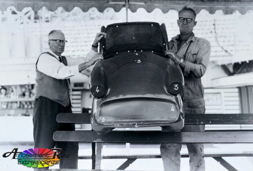 Luna Park Sydney, Ted Hopkins and Dick Pearce display their first built
