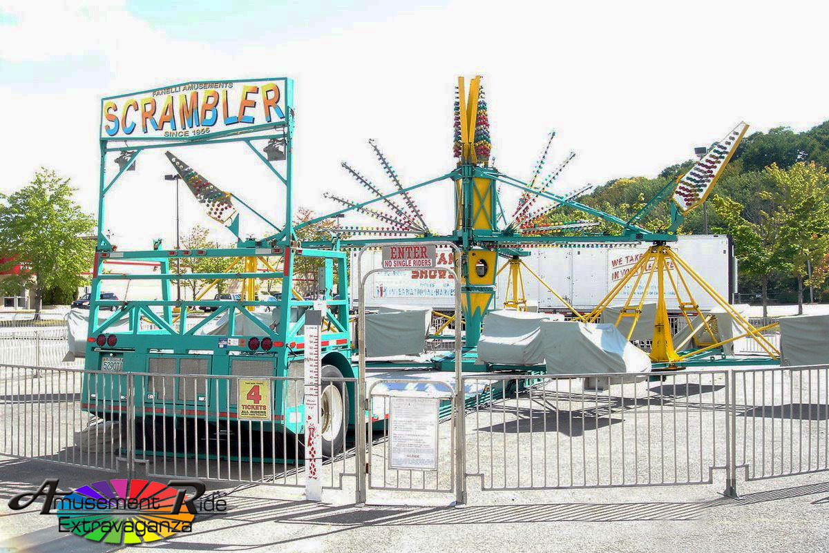 Eli Bridge S Latest Trailerised Scrambler Design Amusement Ride Extravaganza
